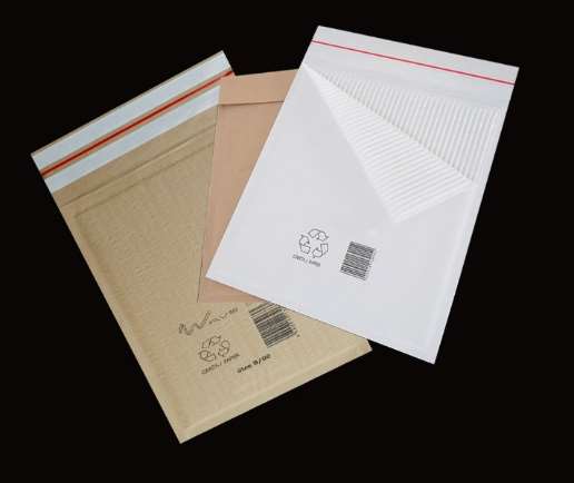 SOBRES ACOLCHADOS CON PROTECCIÓN INTERIOR DE PAPEL 100% RECICLABLES