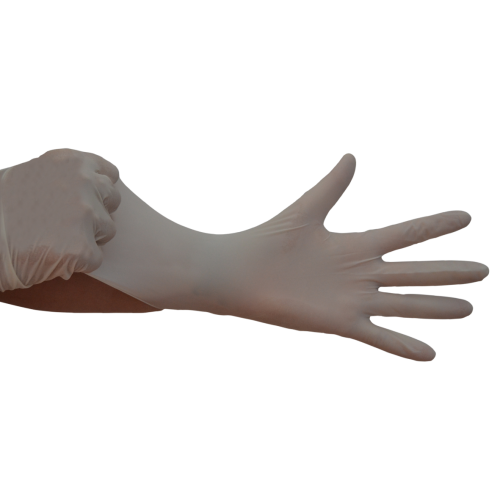 Guantes de látex, c/polvo, ambidiestro