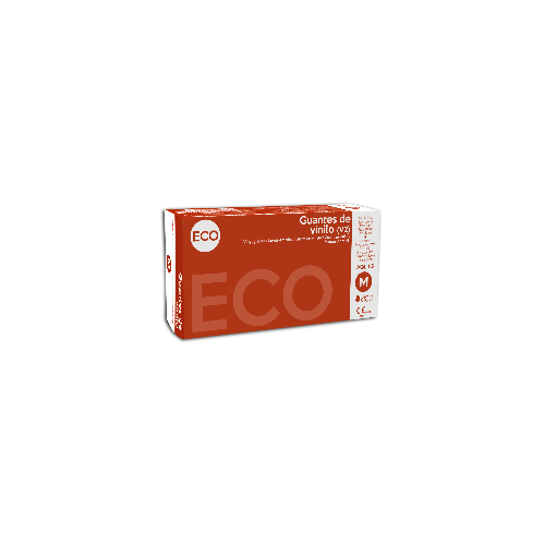 Guantes de vinilo, s/polvo, ECO,