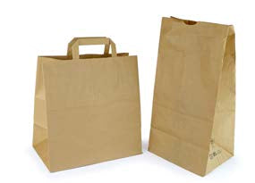 Bolsa papel con fondo